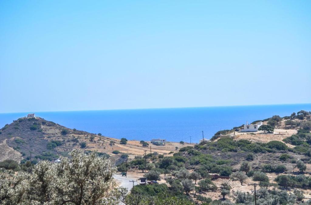 Villa George Sea View With Pool - Triopetra Exterior foto