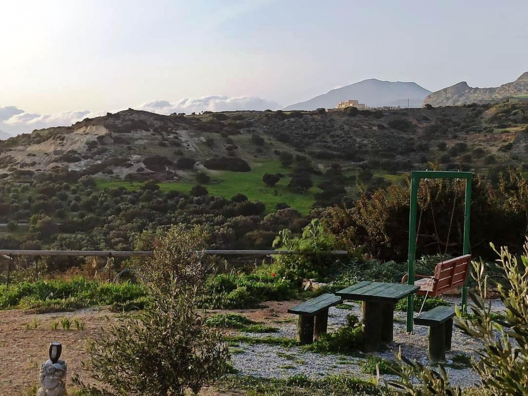 Villa George Sea View With Pool - Triopetra Exterior foto