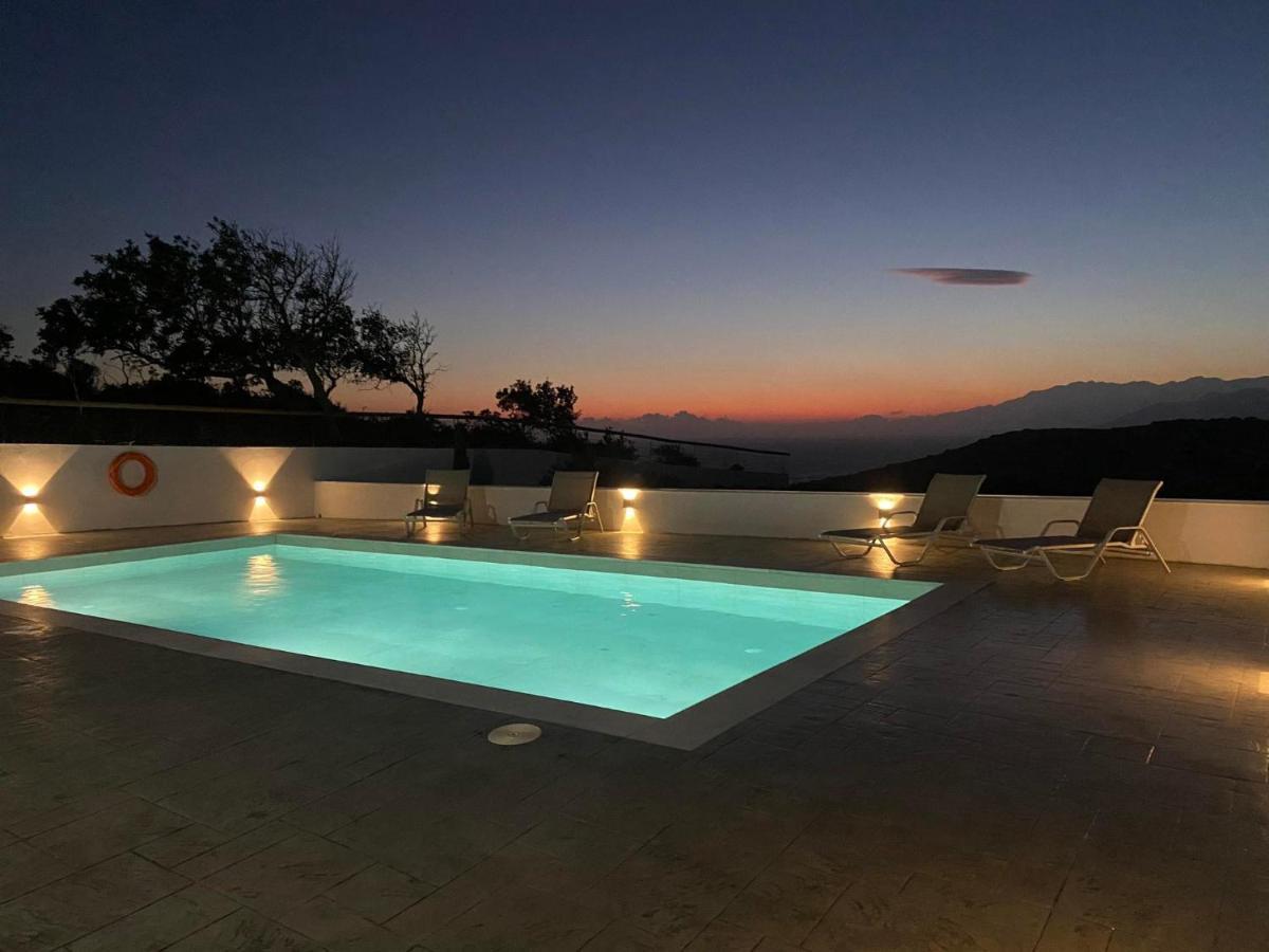 Villa George Sea View With Pool - Triopetra Exterior foto